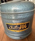 Vintage 1950s-1960s Km Company Knapp Monarch - Outing Jug - Steel Blue - Nice 