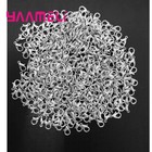 Fast Shipping 100pcs Solid 925 Sterling Silver Jewelry Findings Lobster Clasp