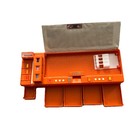 Disney Pixar  Pencil Box Case Orange Vintage Good Condition