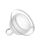 4-pack Medium Flow Silicone Nipples For Wide Neck Bottles 3-6 Months M