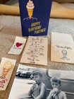 Mr  Softee Lot  Hand Puppet  Tattoos  Birthday Card  Napkin   Coupon  Envelope  