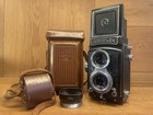  rare Nikkor Lens   Near Mint    W  Case  Aires Airesflex Z Tlr 6x6 Film Camera