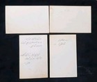 Saudi Arabia Early Vintage Holy Mecca B w 4 Picture Photography Postcard Size 