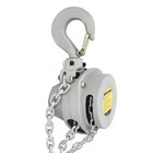3 Ton Chain Hoist With 20 Ft Lifting Chain Hook Latch Overhead Rigging