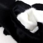 8x7 Feet   Real Black   White Cowhide Rug Natural Hair Cowhides Cow Hide Skin