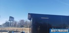  8 X 24 Race Ready Blackout Carhauler Enclosed Cargo Motorcycle Trailer Spoiler