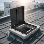 Aluminum Alloy Roof Hatch Lockable Roof Access Hatch Suitable For Residential
