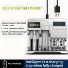 7 Slot Intelligent Battery Charger For Aa aaa Ni-cd Ni-mh Rechargeable Batteries