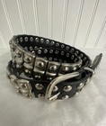 Unique Studded Vintage Belt Heavy Metal Rivet Punk Handmade