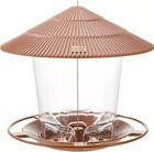 Squirrel-proof Hanging Bird Feeder For Outdoor Wild Bird Seed  Brown