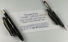 1940   s Vintage Sheaffer Craftsman 500 Set - 14k Feather Touch  5 - Restored 