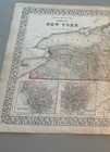 1870 Mitchell s County Map Of The State Of New York  original  Antique  Color 