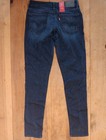 Levis 711 Skinny Jeans Womens 28 Blue Denim Stretch Dark Wash Mid Rise Nwt  54