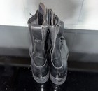 Vintage Biltrite Mens Leather Military Combat Army Boots Size 12 R Black