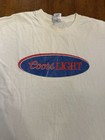 Vintage 90s Coors Light Beer T-shirt Xl