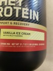 On Gold Standard 100  Whey Protein Powder - Vanilla Ice Cream  1 99lb Exp 9 27
