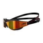 Speedo Fastskin Hyper Elite Mirror Goggles  Black Swimming Unisex