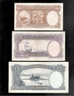 New Zealand  1956-67  10 shillings -   5 Pounds  Lot Of 3 Banknotes  Crisp Vf  ef
