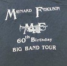 Maynard Ferguson 60th Birthday Big Band Tour 1988 Black   White Size Small Vtg