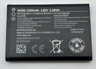 Nokia He402 Li-ion Cellphone Battery 1450mah 3 85 V For 2720 2760 Flip Phones