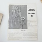 Vintage 1970s Macrame Wall Hanging Kit Indian Summer Kit Bit Jute Beads Circle