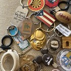 Vintage Keychain Lot Keychains People Places Things 45