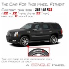 New 22  Replacement Chrome Alloy Wheel Rim For 2007-2014 Cadillac Escalade