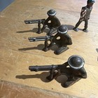 Vintage 1930 s Barclay Manoil Cast Lead Metal Ww1 3  Soldier Set Lot 15