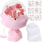 23 Pcs Mother s Day Bobo Balloon For Stuffing Set With 10 Large 20 Inch Clear 