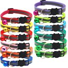 Adjustable Bell Breakaway Reflective Safety Quick Release Cat Kitten Pet Collar