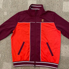 Men s Nike Court Full Zip Tennis Jacket Burgundy Red Size Large Dc0620