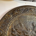 25  Vintage Brass Plate - Elegant Antique English Style Wall Art