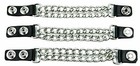 2 3 Or 4 Pc 6 1 2 Inch Motorcycle Vest Extenders Biker Plain 4 Inch Chain Chrome