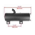 Exhaust Muffler   Pipe With Gasket Spring Kit For Polaris Scrambler 500 2000-12