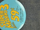 Super Mario 3 Vintage Pinback Button Mcdonalds Canada Promo Advetising 90s