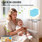 Jumbo Square Refill Compatible With Diaper Genie Classic compact select Pails   