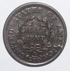 1804 Draped Bust Half Cent Au unc  y44 