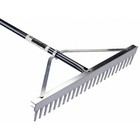 Seymour Midwest 10048gr 48 In Aluminum Landscape Rake  48 Tines  66 In L