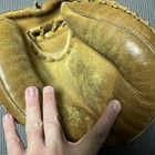 Vntg Hawthorne Professional Model Catchers Mitt Glove Snag Easy Pocket