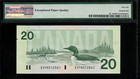 Canada 20 Dollars 1991 Pmg 66 Epq Unc Bc-58d Queen Elizabeth Ii