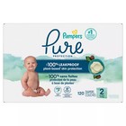 Pampers Pure Protection Diapers Size 2  120ct Plant-based Dermatologist Approved
