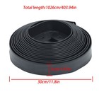 L-shaped 40ft Easy Flex No-dig Landscape Edging With 50 Pack Anchoring Spikes