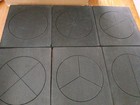 Accucut Jumbo Die Cut Lot Of 6 Fraction Circle Whole  1 8  1 6  1 4  1 3  1 2