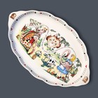 Lot 2 Alice In Wonderland Mad Hatter Tea Party Porcelain Trays Paul Cardew 2004