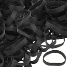 Tactical Rubber Bands Size  84  50 Pcs Black Thick Wide Strong Heavy Duty Rubber