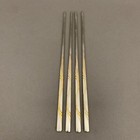 Stainless Steel Metal Silver-tone Gold Chopsticks 8 1 8  Lot Of 4