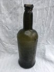 Antique Free Blown Sagged Base Wine Bottle C1790-1840