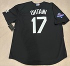 New Shohei Ohtani Jersey Custom Mens Black Los Angeles Dodgers World Series 