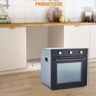 24  Single Wall Oven 2 5 Cu ft 3000w 240v Built-in Electric Oven With 8 Mode