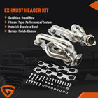 Shorty Stainless Performance Headers For Dodge Ram 1500 2009-2018 5 7l Hemi Usa